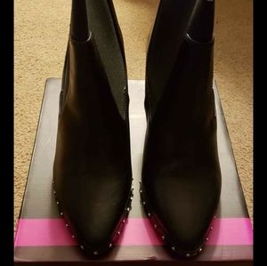 Studded Ankle Boots size 11W